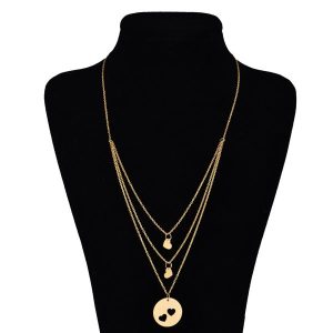 گردنبند طلا 18 عیار ماهک مدل MM0358