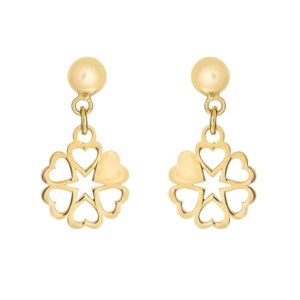 گوشواره طلا 18 عیار گالری مرجان مدل 0890